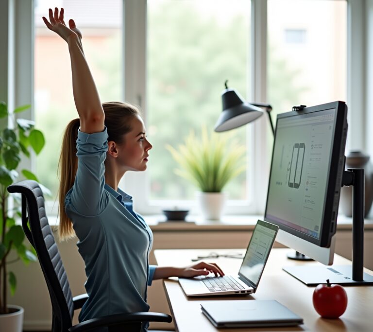 Timer app showing 25-minute focus session on a screen