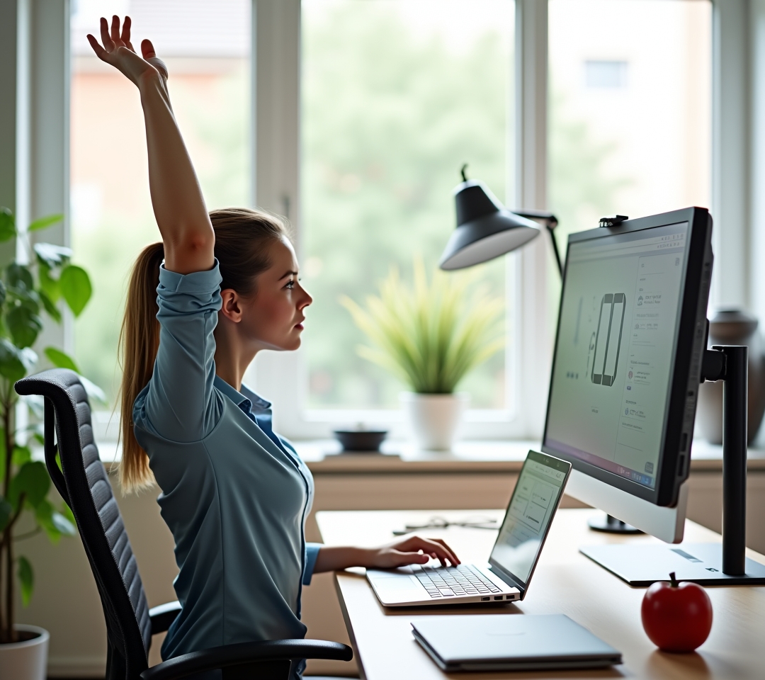 Timer app showing 25-minute focus session on a screen